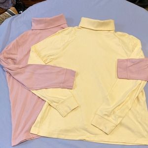 100% cotton turtlenecks long sleeve